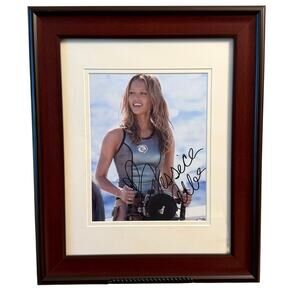 Jessica Alba Autograph Actor Into The Blue Framed Photo 14x17 COA Greg Tucker